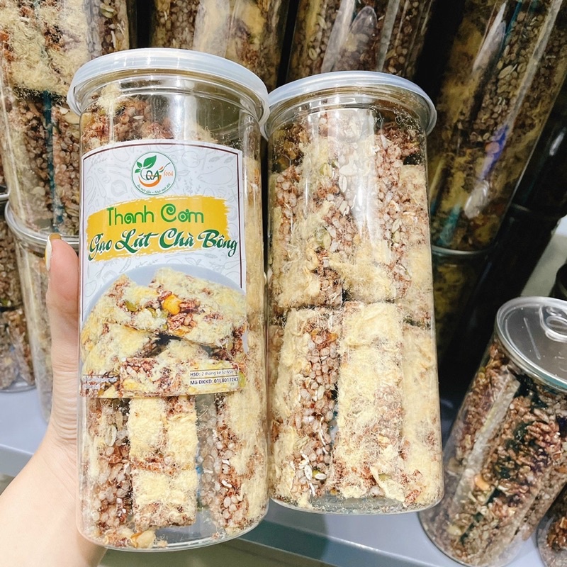 🔥 Thanh Cơm Gạo Lứt Chà Bông 🥨 Hũ 250Gr 🥨 FREESHIP_ATVSTP_ĂN LÀ MÊ NGAY ! Giảm 10-50%