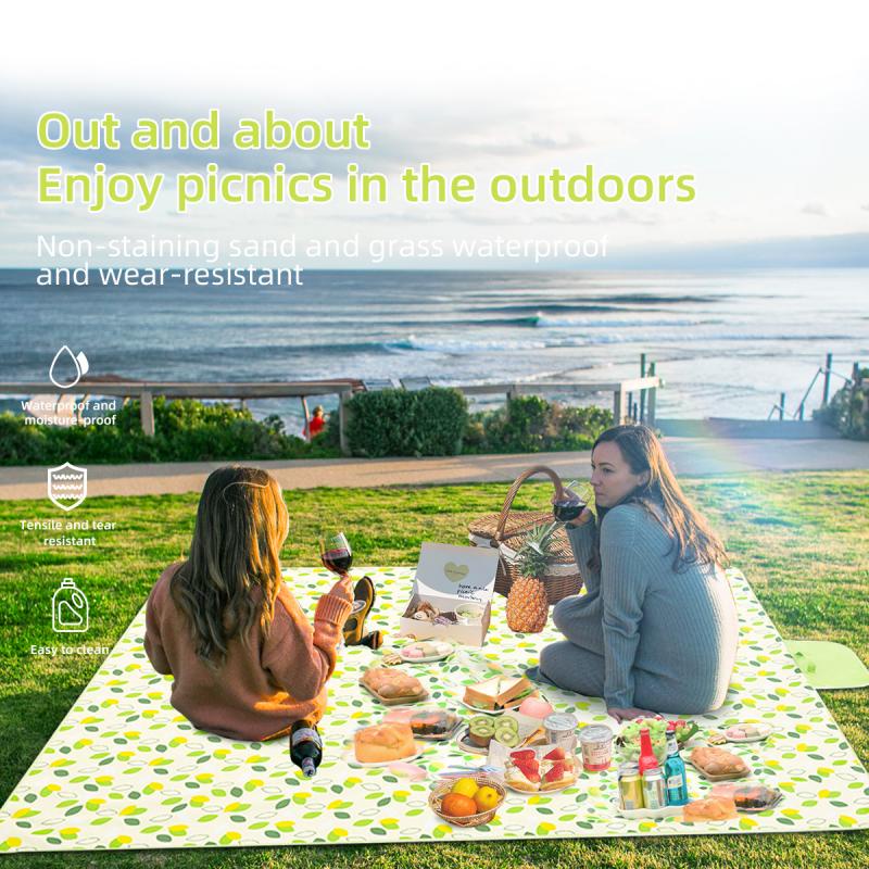 Thảm lót cắm trại HdoorLink chống nước có thể gấp lại tiện dụng