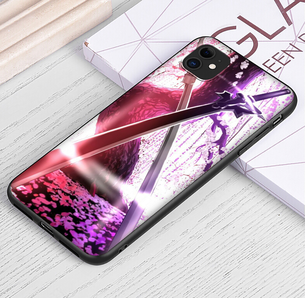 Ốp Lưng Họa Tiết Sword Art Online Cho Iphone 12 Mini 11 Pro Xs Max Xr X Xs