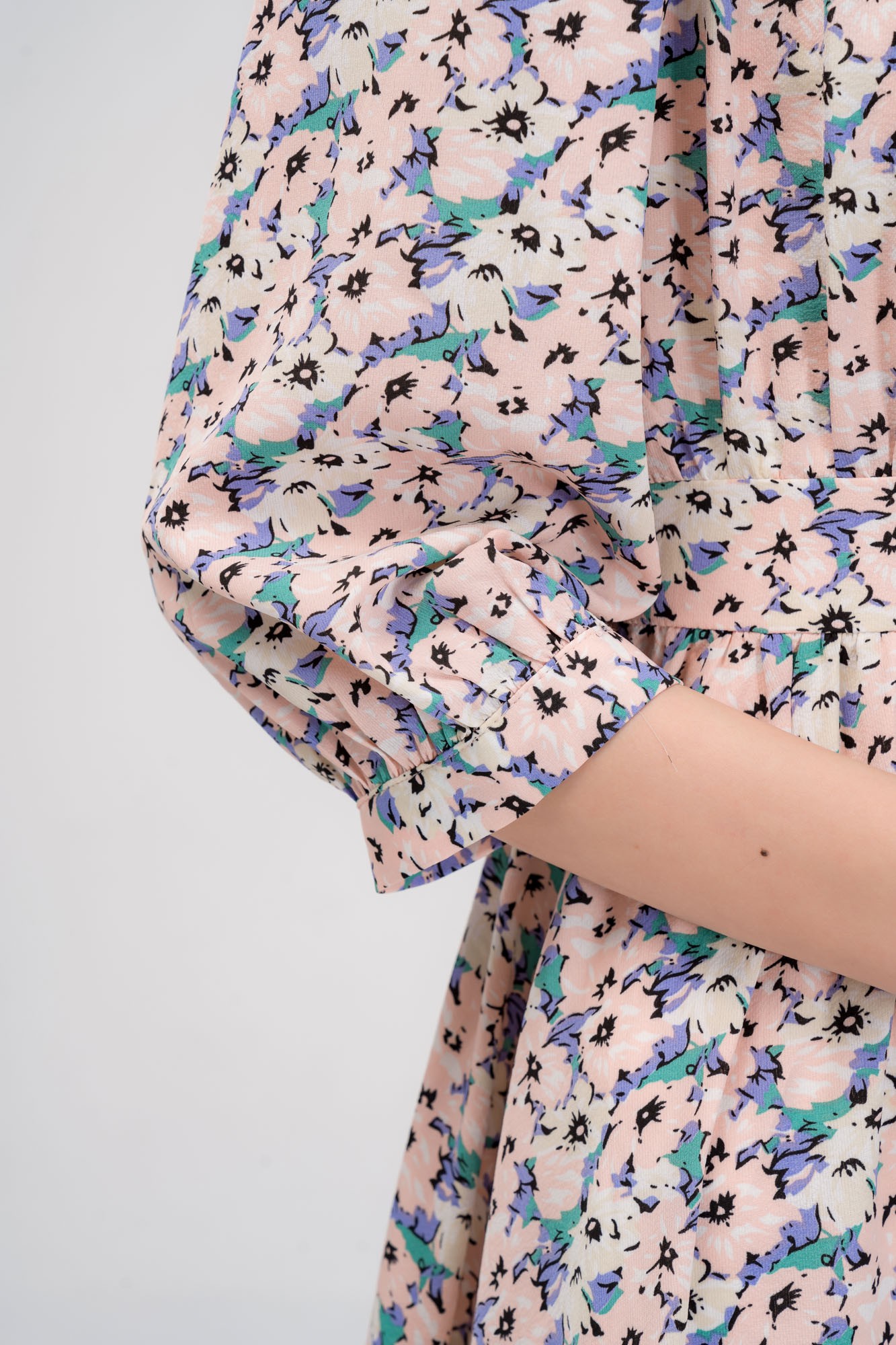 Đầm Yody Hoa Cổ Nơ Chân Xòe Nhún Điệu Đà Nữ Tính | BigBuy360 - bigbuy360.vn