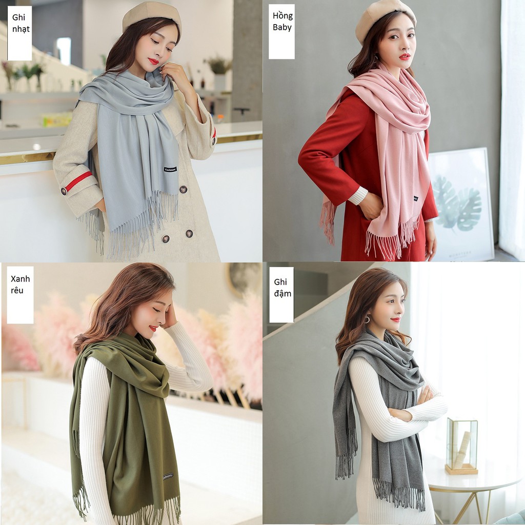 Khăn Cashmere 200x70cm Loại Cao Cấp Nhất