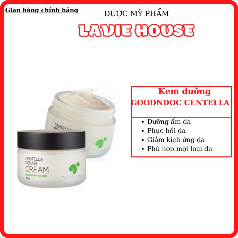 GOODNDOC rau má - kem dưỡng ẩm phục hồi da