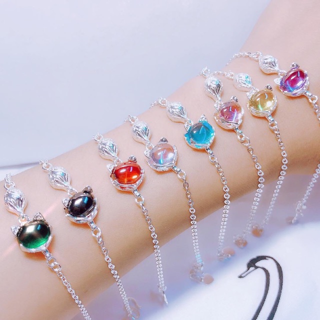 Lắc Tay Hồ Ly Trang Sức Bạc