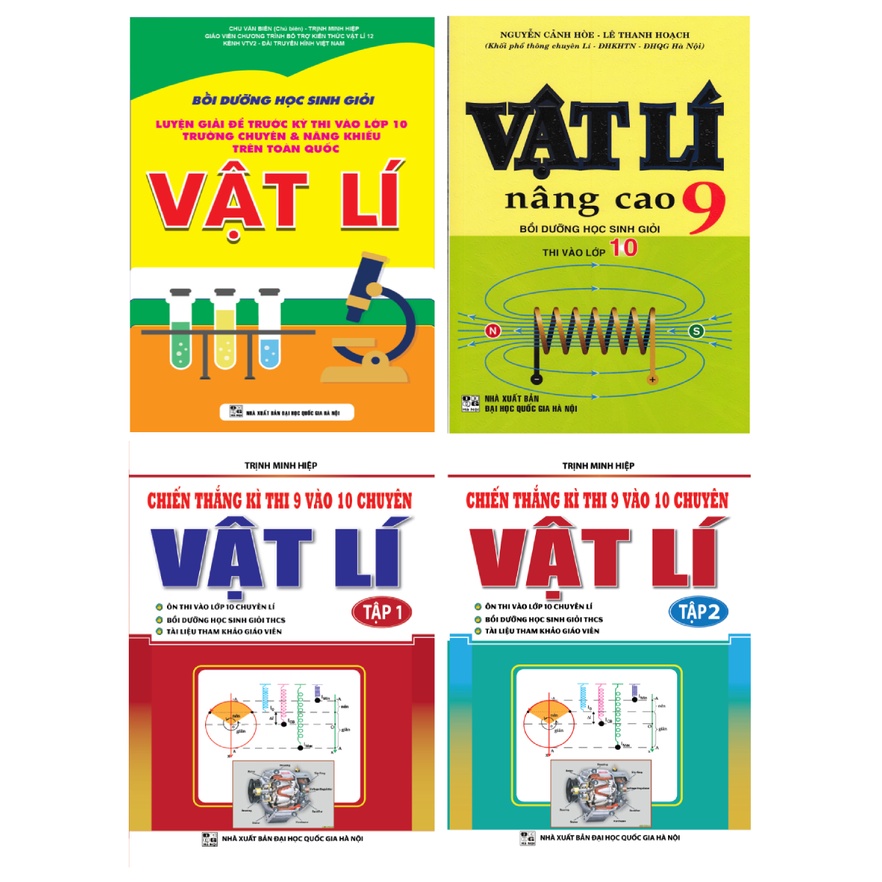 Sách - Combo Luyện Thi Vào Lớp 10 Chuyên Vật Lí (Bộ 4 Cuốn)