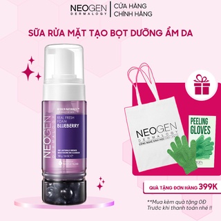 Sữa Rửa Mặt Tạo Bọt Việt Quất Dưỡng Ẩm Dành Cho Da Khô Neogen Demalogy Real Fresh Foam Blueberry 160ml