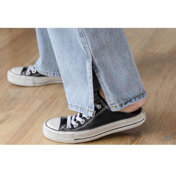 Quần jean nữ ống rộng quần bò ống rộng ulzzang xẻ line phong cách Hàn Quốc cao cấp - ZOO26 | BigBuy360 - bigbuy360.vn