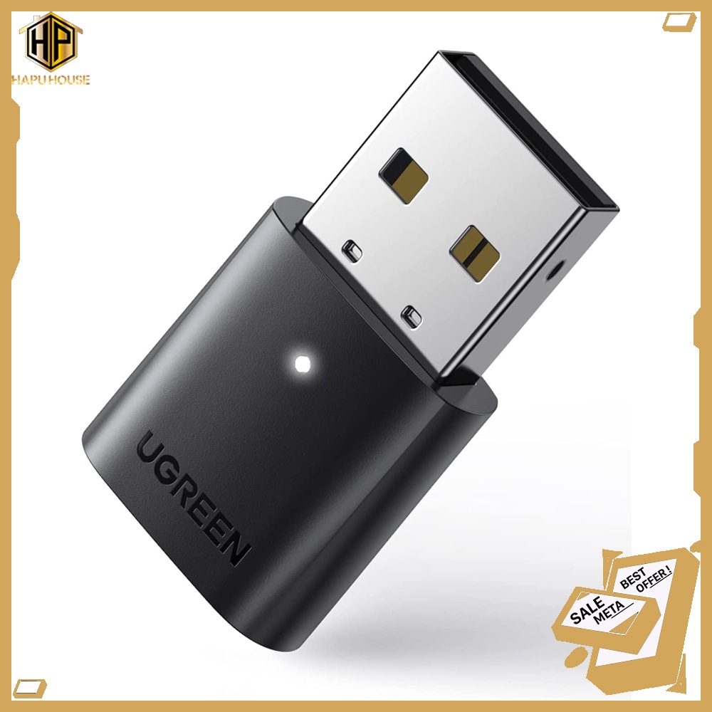 Ugreen 80889 - USB Bluetooth 5.0 hỗ trợ Nintendo Switch, PS4 cao cấp - Hapuhouse