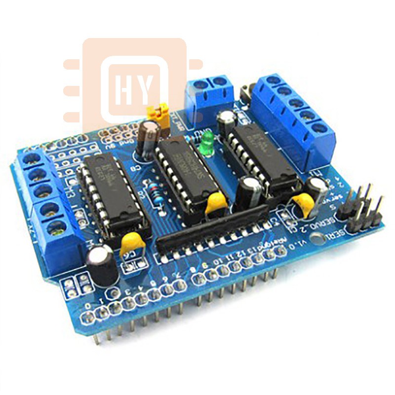 L293D New Motor Drive Shield Expansion Board  Mega UNO Duemilanove  Motor Driver Shield for Arduino