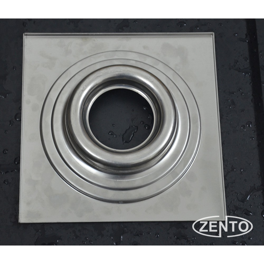 Phễu thoát sàn inox Zento TS200 (200x200mm)