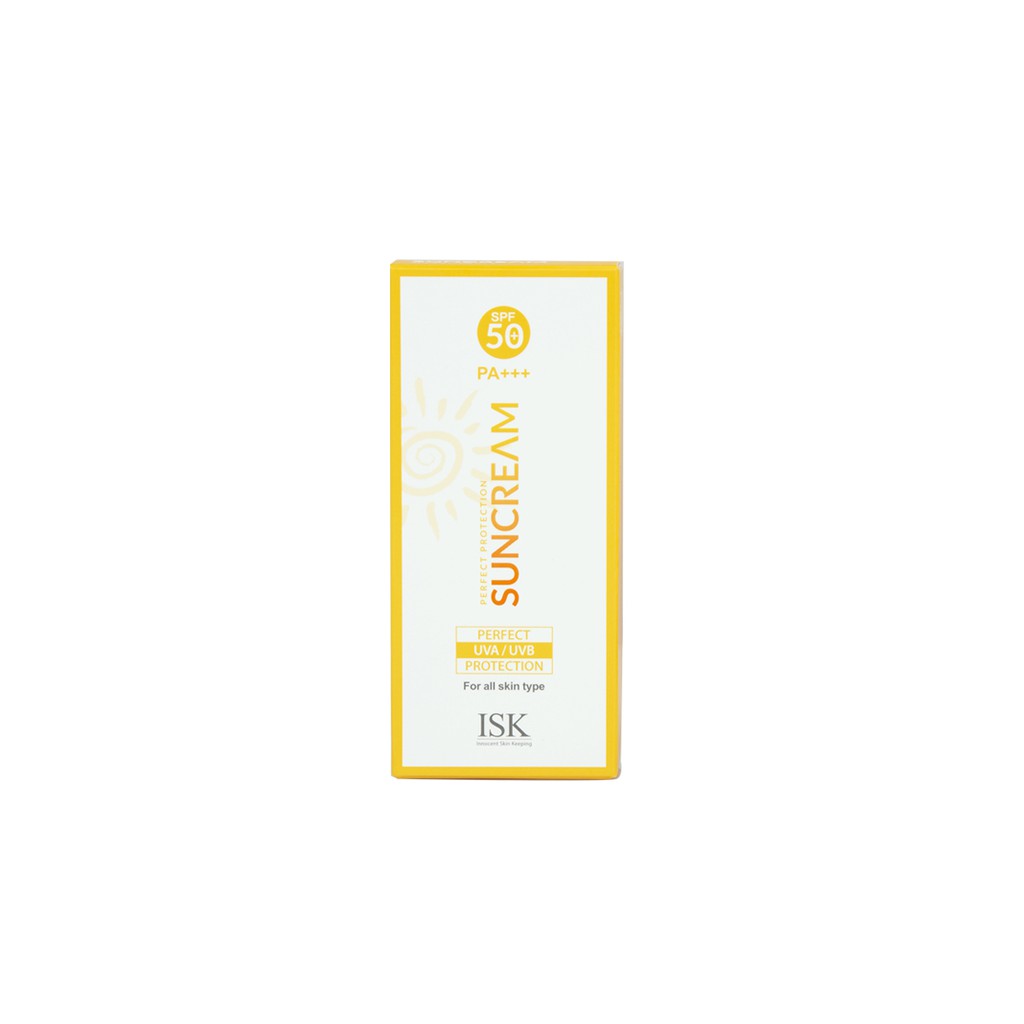 Kem chống nắng dưỡng ẩm và kiềm dầu ISK Perfect Protection Sun Cream SPF 50+/PA+++ 70ml - Hàn Quốc Chính Hãng