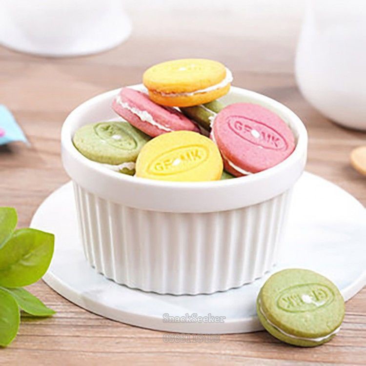 ( Bánh Mới ) Bánh Macaroon Đài Loan bịch108gr siêu ngon, tiện lợi - Bánh quy sữa Macaroon - Snackseeker