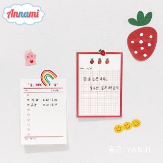 Tập Giấy Ghi Chú 100 Tờ In Hình Trái Dâu Dễ Thương