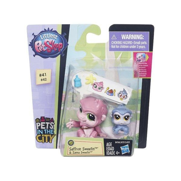 Tinh tinh và mèo con - Anh em khỉ đột Saffron và Zanna Littlest Pet Shop