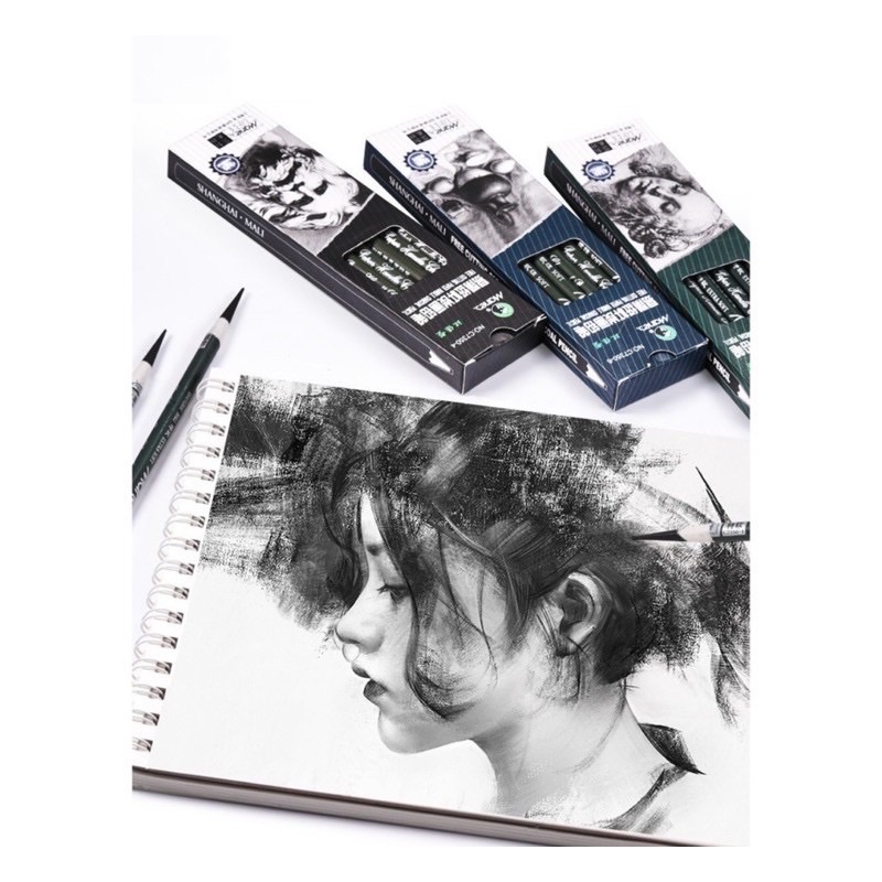 Bút chì than Maries cao cấp