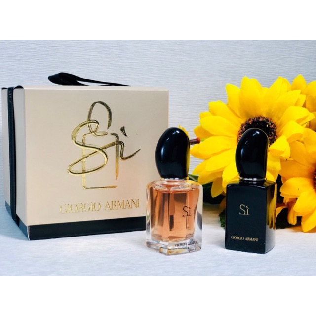 Bộ nước hoa nữ mini Giorgio Armani Sì 2pcs x 7ml EDP