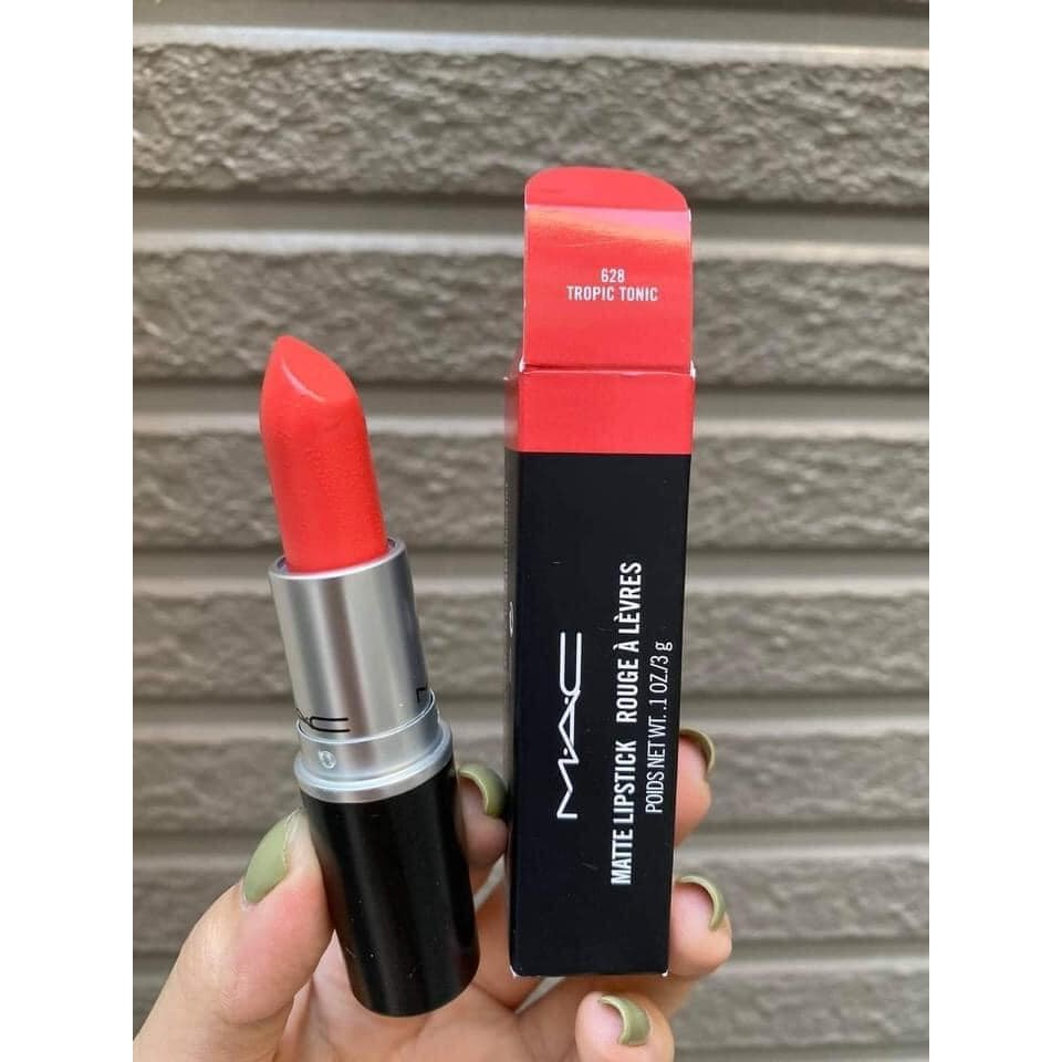 CHÍNH HÃNG - Son MAC MATTE LIPSTICK TROPIC TONIC