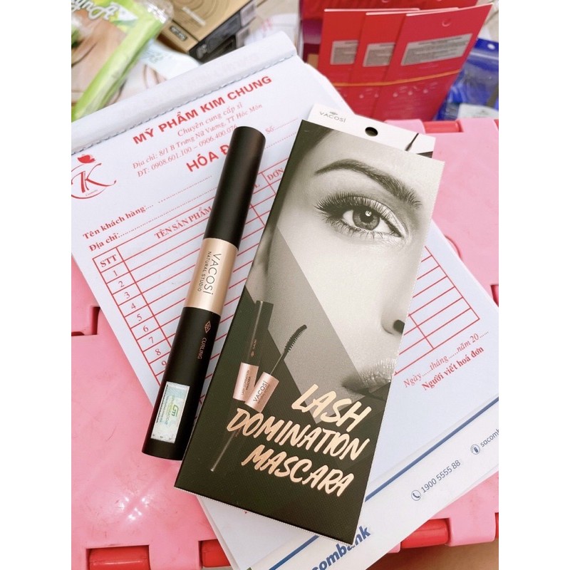 Vacosi Mascara dài và cong mi (Vacosi natural lash domination mascara)