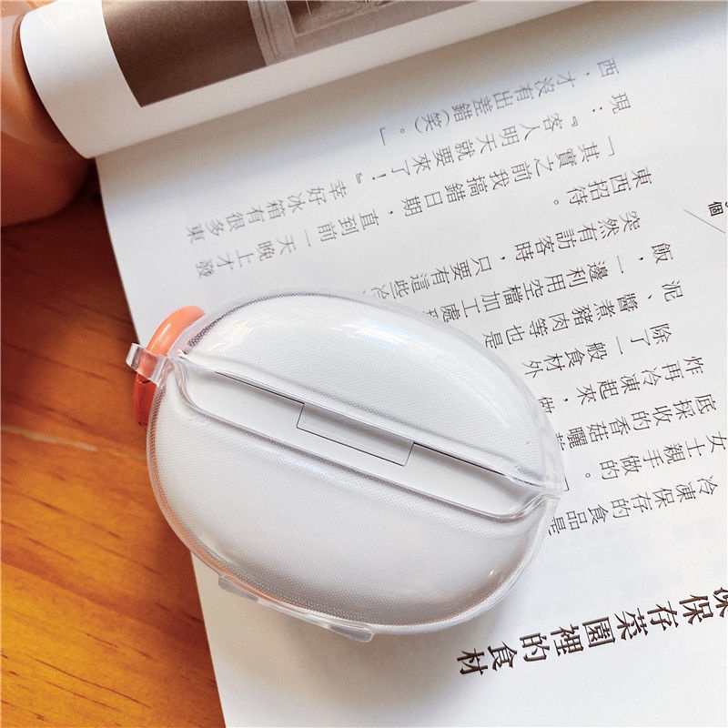 Vỏ Bảo Vệ Hộp Sạc Tai Nghe OPPO Enco X2 Trong Suốt Họa Tiết Hoạt Hình Doremon &amp; Củ Cải Dễ Thương