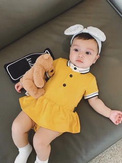 [ MD23] set body polo bé trai và bé gái chất liệu cotton da cá mềm mát