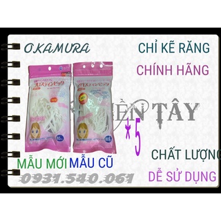 Okamura_ combo 5 gói tăm chỉ kẽ răng cao cấp nhật bản okamura
