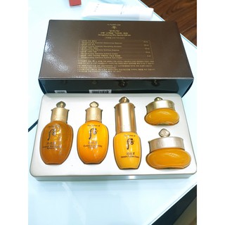 Bộ mini Whoo vàng dưỡng ẩm & trắng da 5 sp