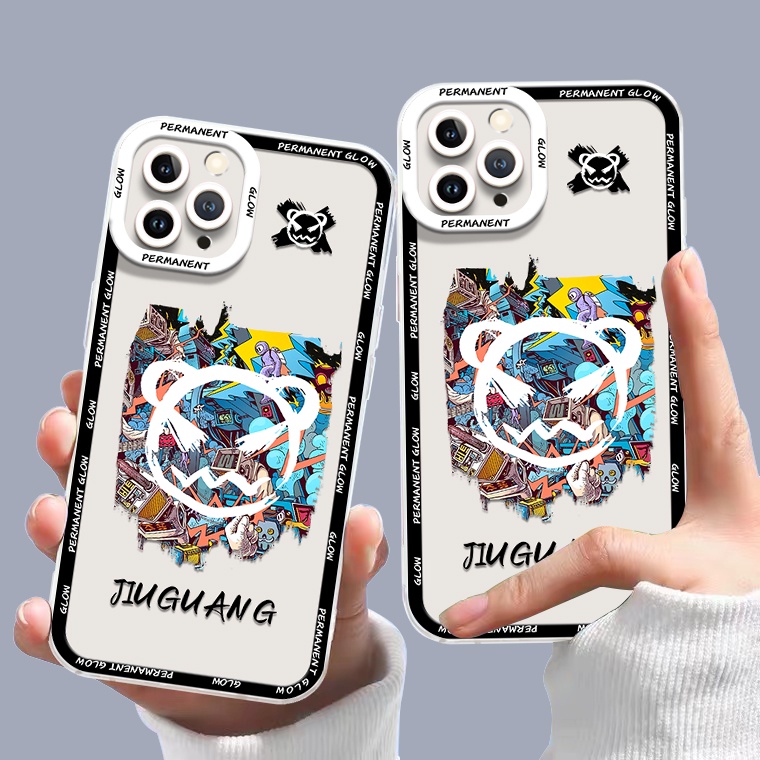 Ốp Điện Thoại TPU Silicon Mềm Chống Sốc Họa Tiết Hoạt Hình Cho IPhone 14 13 12 11 10 Pro XS Max X XR 8 7 6 6S Plus