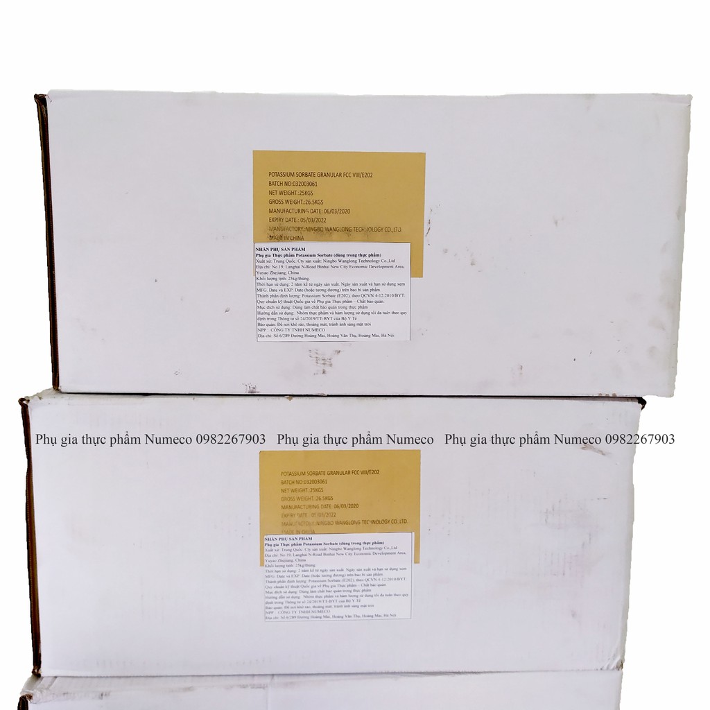 Chất bảo quản Kali Sorbate