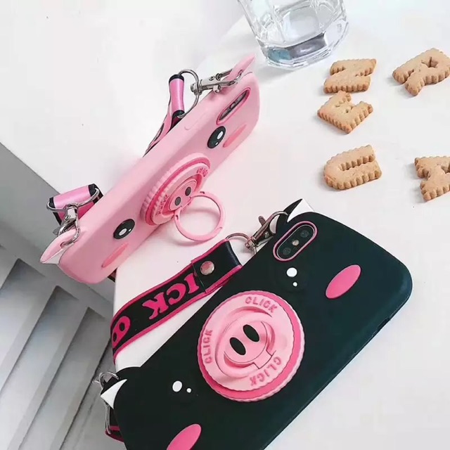 (Order) Ốp điện thoại Iphone heo xinh