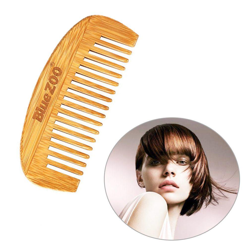 Lược Chải Tóc Massage Da Đầu Chống Tĩnh Điện Bằng Gỗ Tre Tự Nhiên