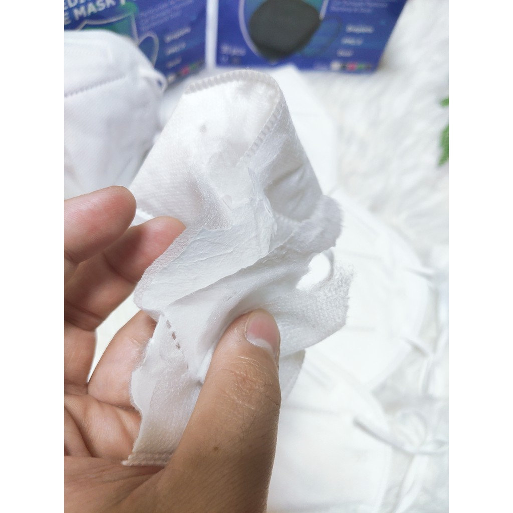 Khẩu trang N95 KN95 95 dày 5 lớp có gòn và nẹp nhôm ôm sát sống mũi tác dụng chống BỤI MỊN PM 2.5 | BigBuy360 - bigbuy360.vn