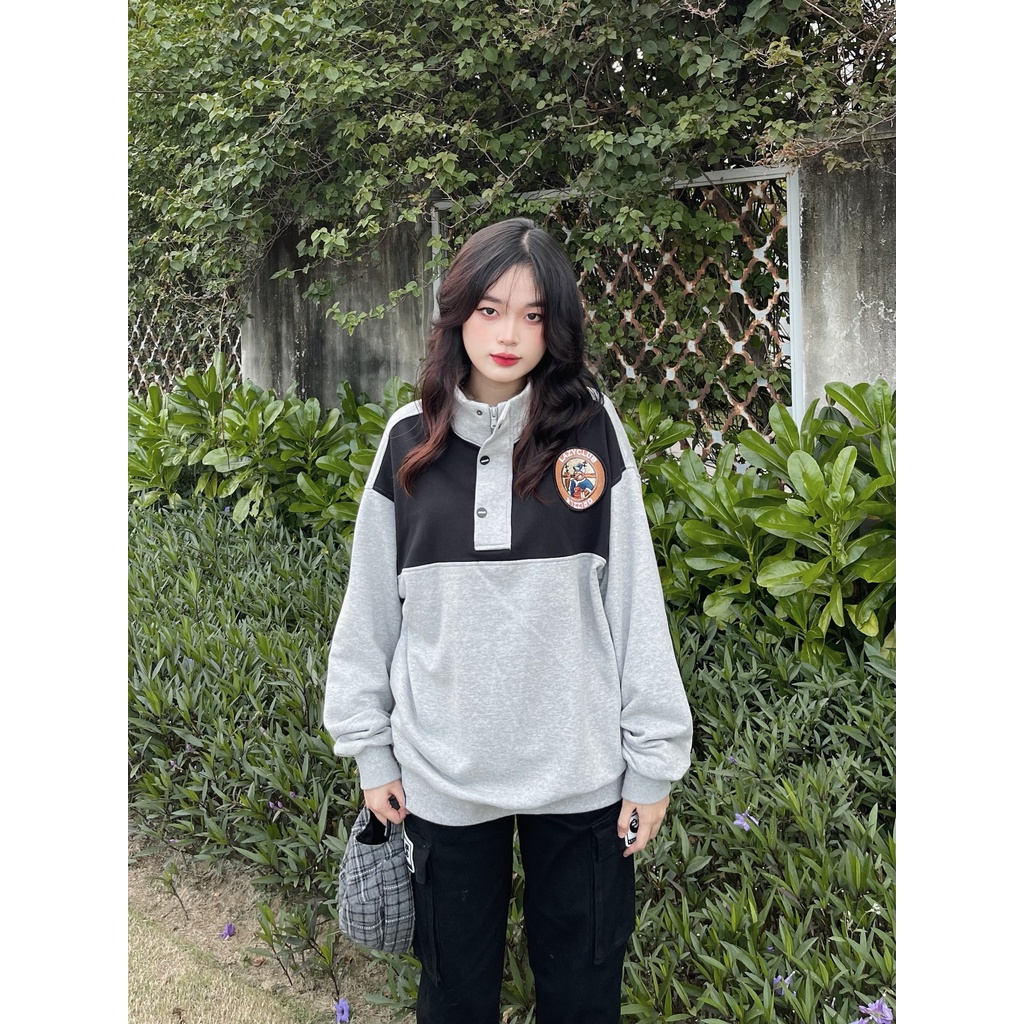 Áo Halfzip EMAS Grizzle Halfzip/Grey