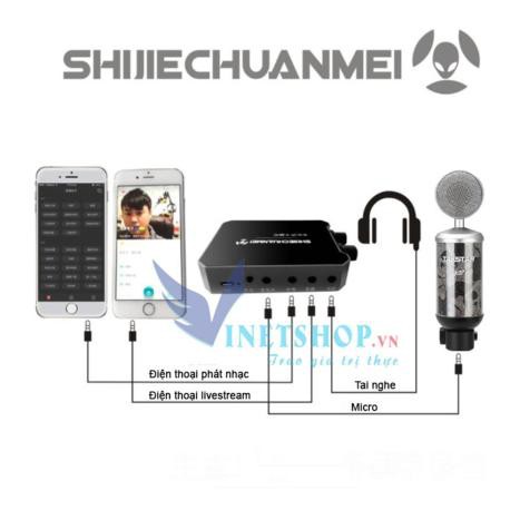 Sound Card Thu âm Shijie K8 dc3599