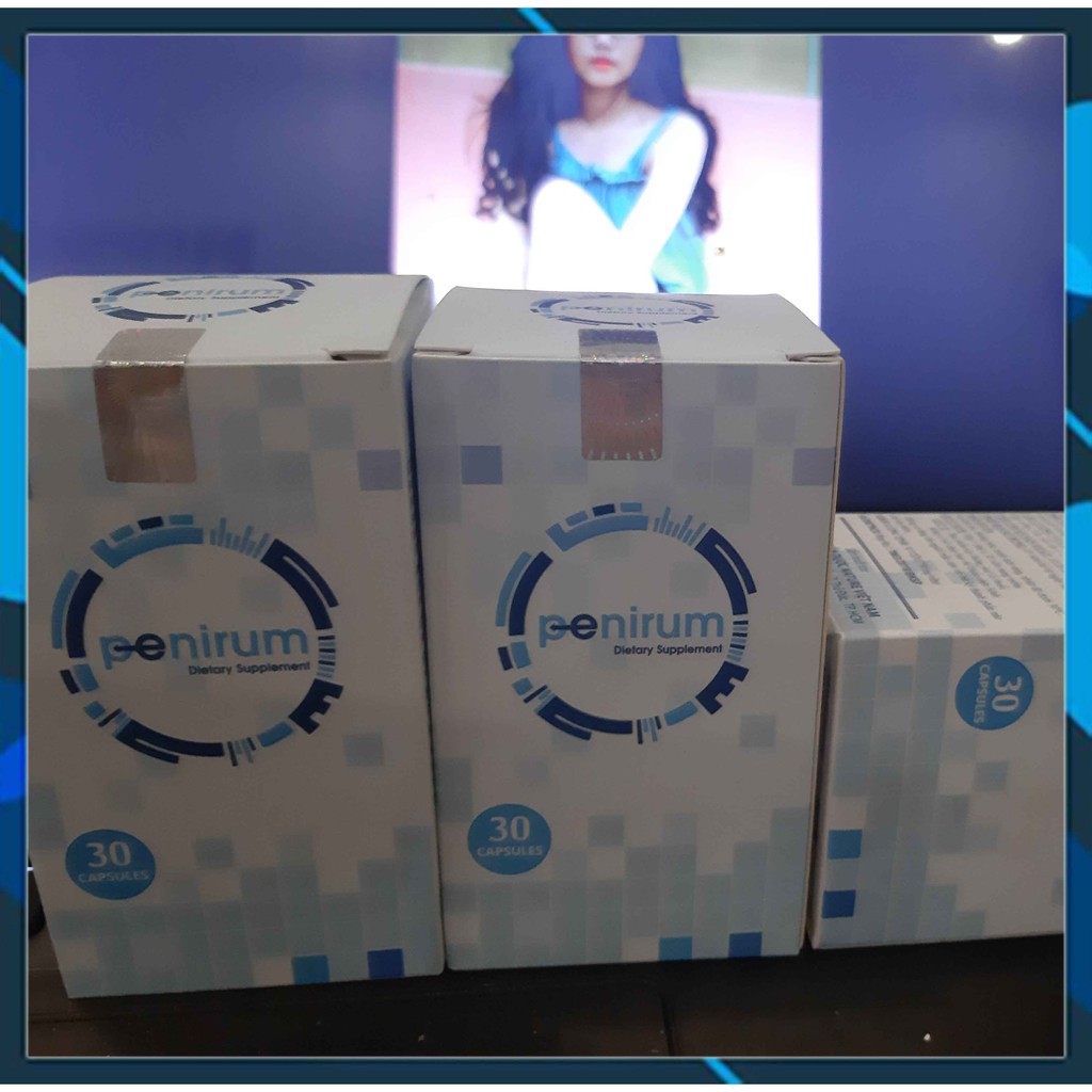 Viên Tăng Cường Sinh Lý Penirum Màu Trắng - Chính Hãng Hộp 30 Viên - Phiên Bản Gốc
