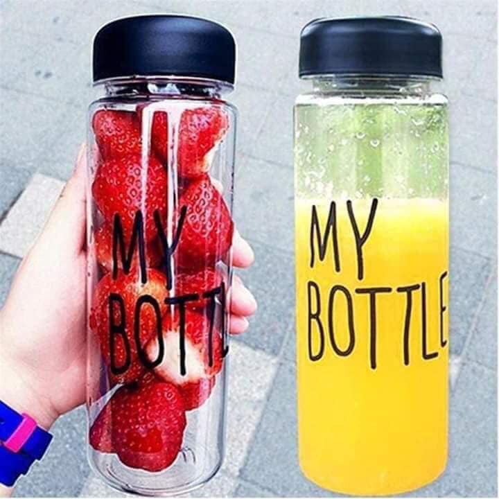 Bình thủy tinh nắp màu MY BOTTLE 450ml