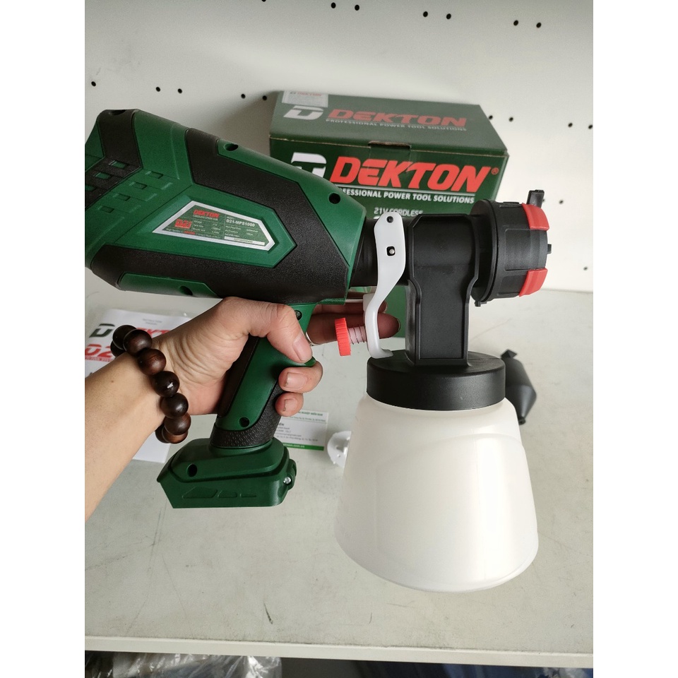 Máy Phun Sơn Dùng Pin 21V Dekton D21-MPS1000