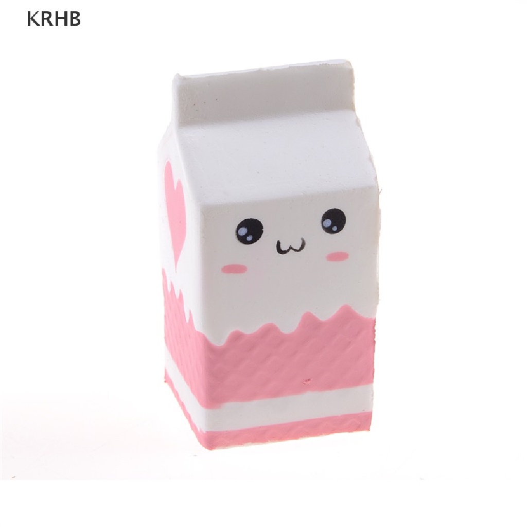 Đồ chơi squishy Giảm Stress Hình Hộp Sữa Dễ Thương Cho Bé Mới
