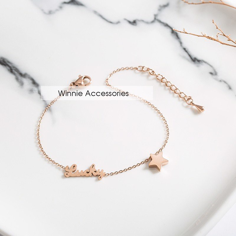 Lắc chân nữ titan lucky star