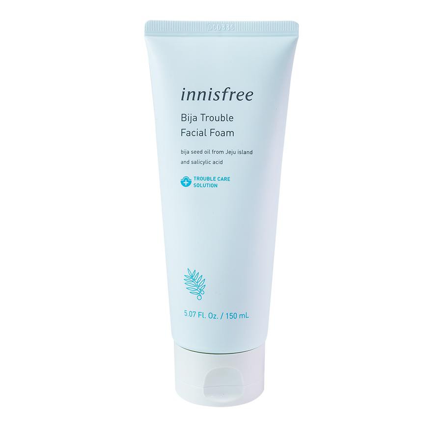 Sữa rửa mặt Innisfree Bija Trouble Facial Foam 150ml - Dành cho da mụn