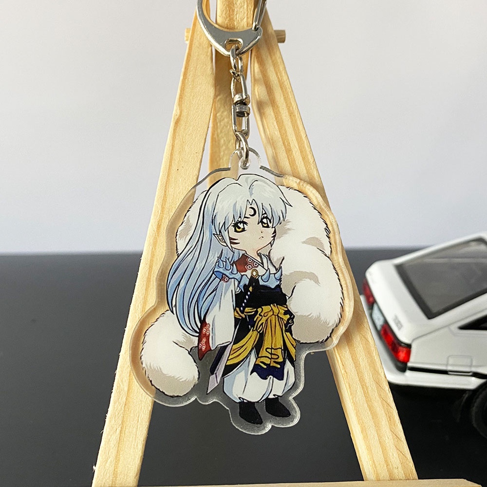 Móc khóa hình nhân vật Inuyasha phong cách anime Nhật Bản thời trang