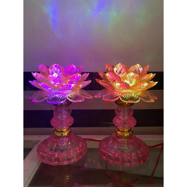 Đèn hoa sen đổi màu