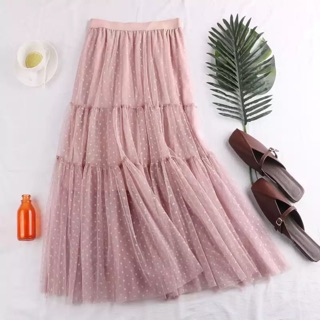 Chân váy lưới bi 3 tầng Yura Store