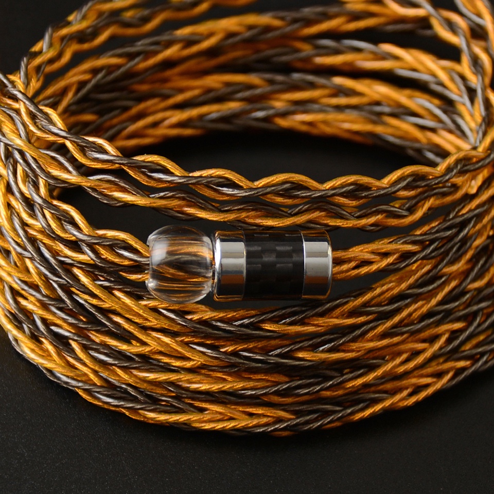 NICEHCK C8-1 8 Core Silver Plated 2.5/3.5/4.4mm Balanced Cable To 0.75 0.78 2pin/mmcx Connector Hifi Upgrade Cable For DB3 TFZ