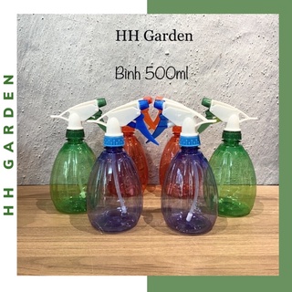 Bình tưới cây 500ml, bình xịt nước, xịt khử khuẩn cỡ nhỏ, mini