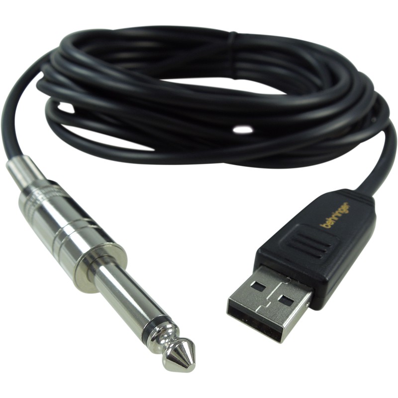 Dây tin hiệu Ghita BEHRINGER GUITAR 2 USB - 1 jack Mono & 1 Jack USB - 5 mét - Interface Cable Behringer