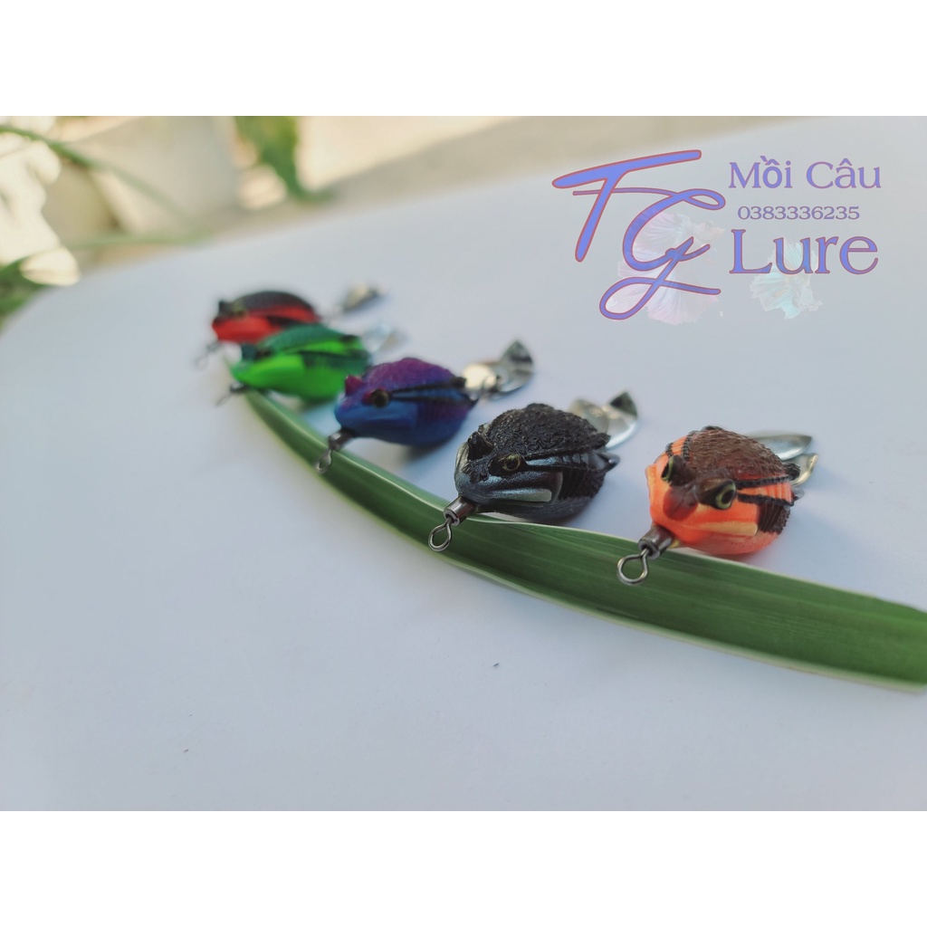 Mồi lure nhái hơi cóc tini câu lure siêu nhậy - Mồi lure chuẩn thái lan