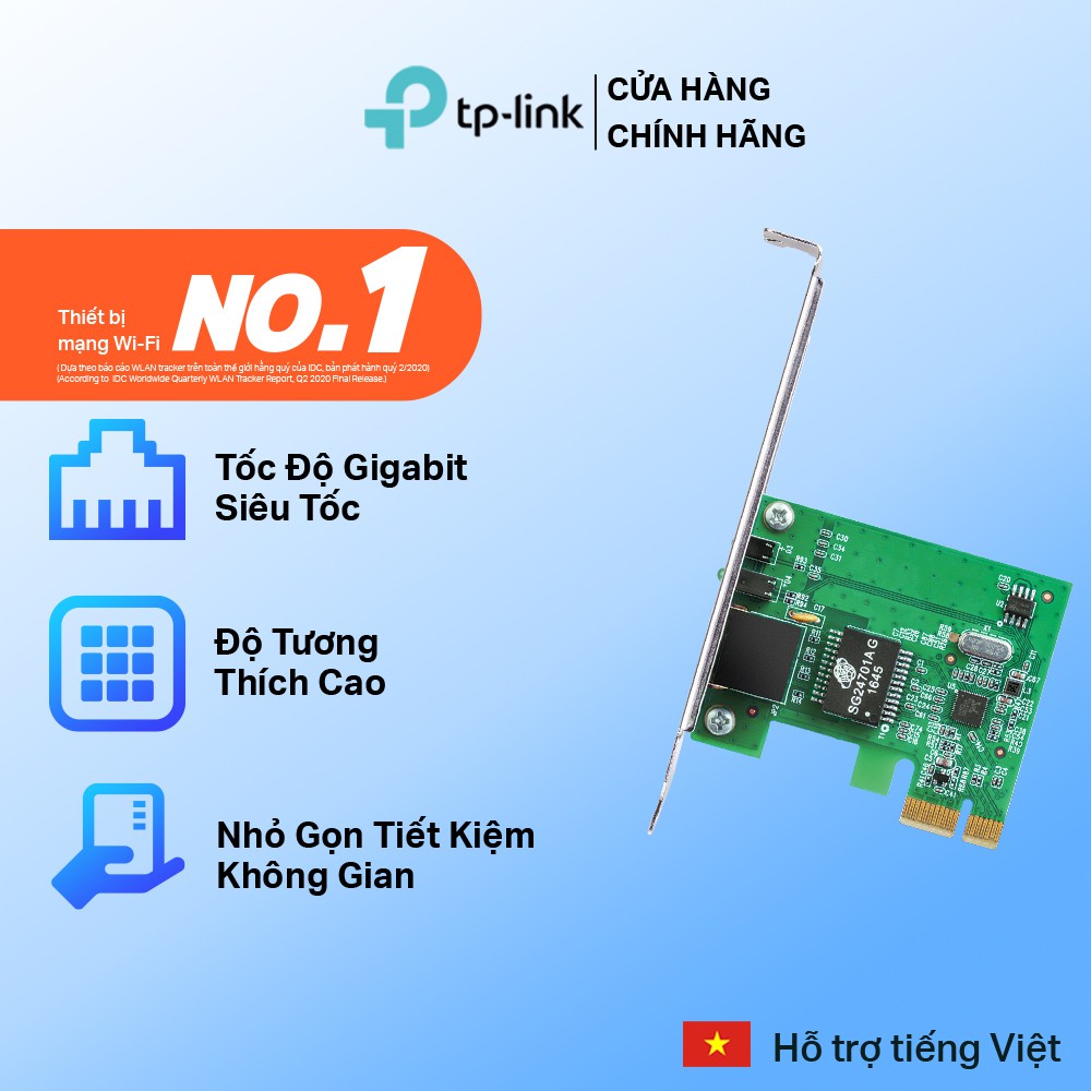 TP-Link PCI Express Adapter 10/100/1000Mbps Quản lý LAN thuận tiện-TG-3468