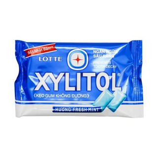 Kẹo Cao Su Lotte Xylitol Bạc Hà 11.6G