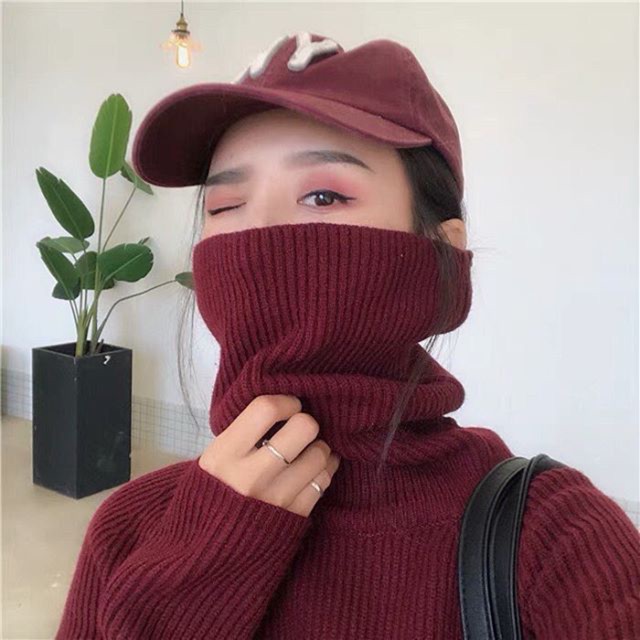 Áo len cổ lọ