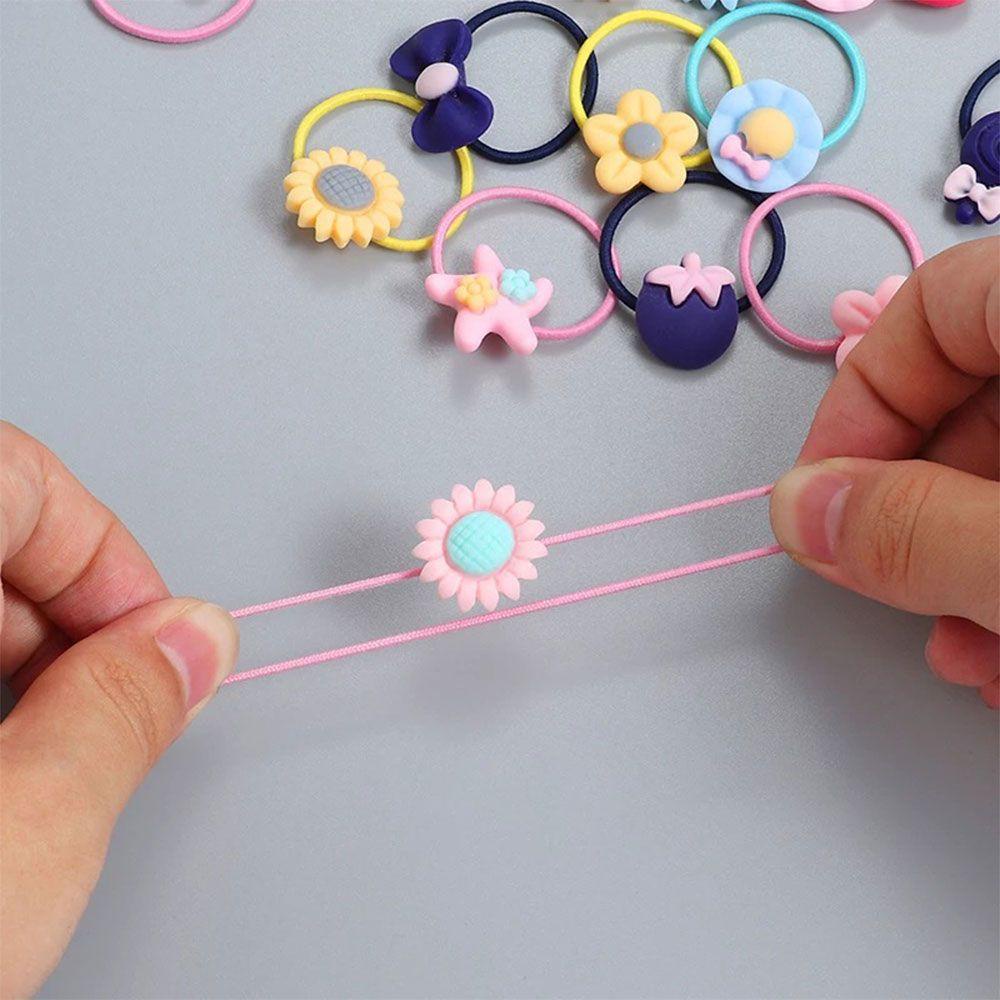 Dây Cột Tóc Họa Tiết Hoạt Hình Dễ Thương Cho Các Bé