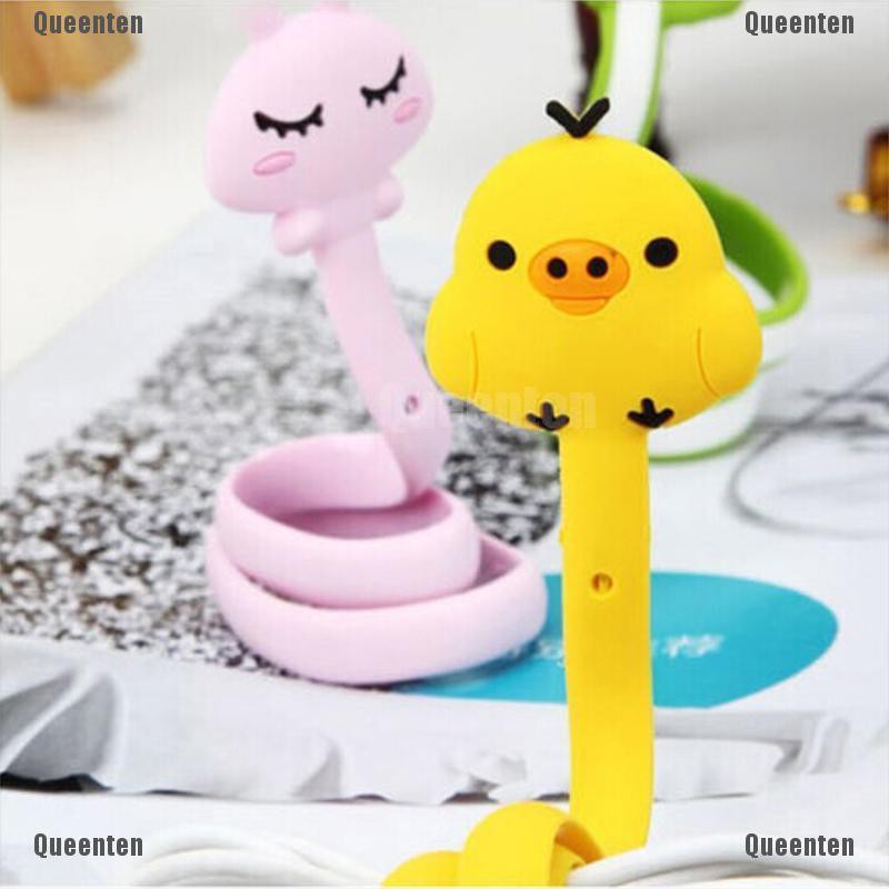 Dụng cụ quấn dây cáp gọn gàng hình động vật dễ thương